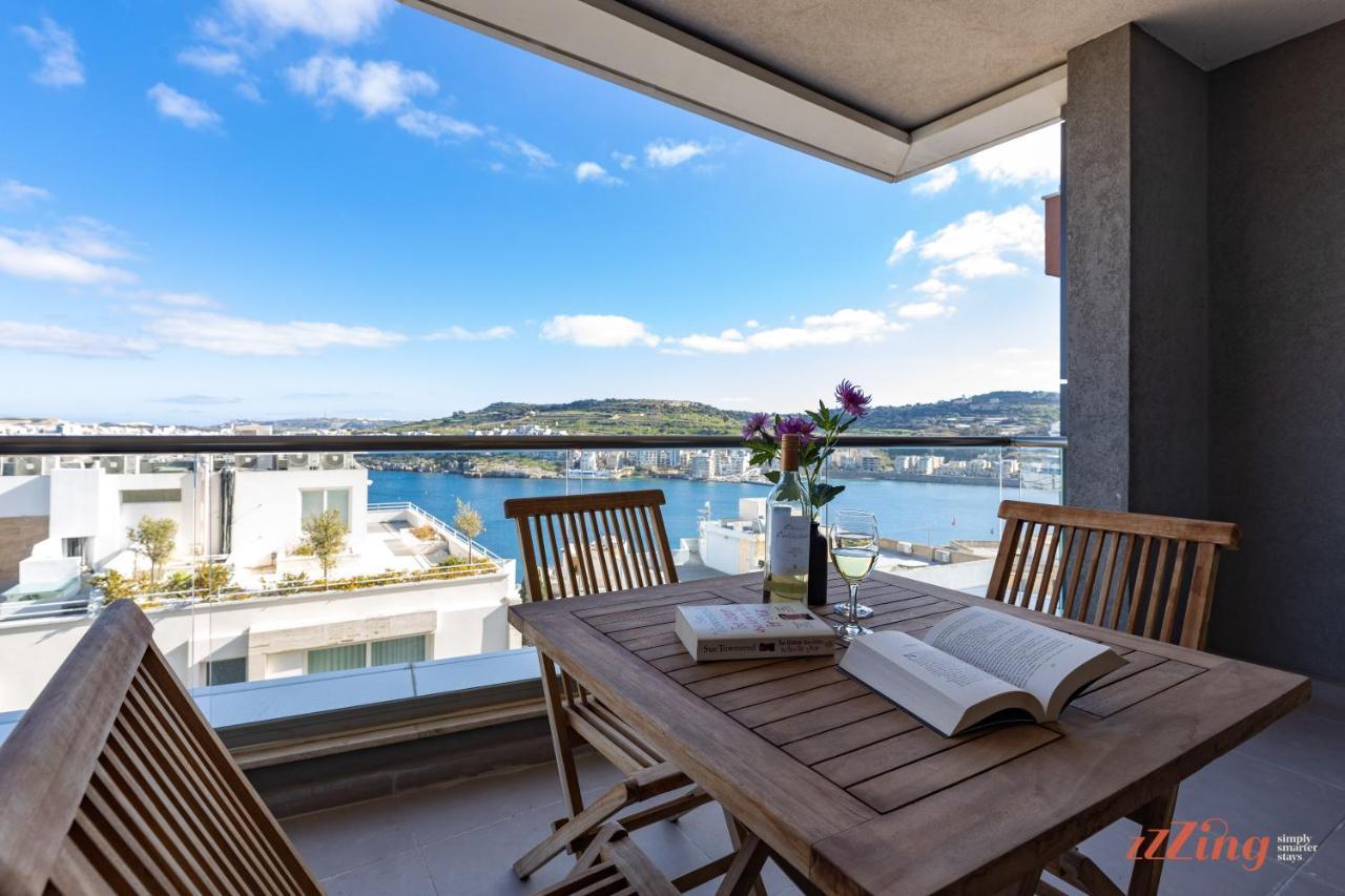 A Stunning Apartment With Spectacular Sea Views خليج سانت بول المظهر الخارجي الصورة